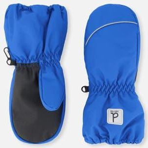 Deux par Deux Boy Play Waterproof Rubberized Palm Winter Mittens in Blue at Nordstrom, Size 2-3T
