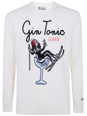 MC2 Saint Barth Sweater Round Neck Heron