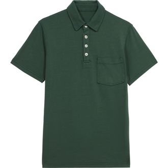 Fortela Maverick Short Sleeve Polo in Green at Nordstrom, Size Xx-Large Eu
