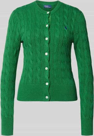 Polo Ralph Lauren Regular Fit Strickjacke aus reiner Baumwolle in Dunkelgruen, Gr&ouml;&szlig;e XXL