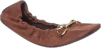Gucci Prima Leather Ballet Flat
