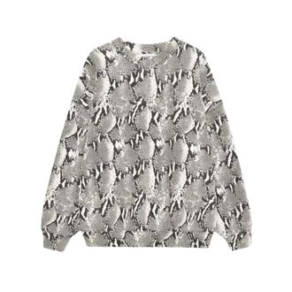 Anine Bing Miles Sweatshirt - Dames - Sweatshirts - Veelkleurig - S - Katoen - Hoodies & sweatvesten
