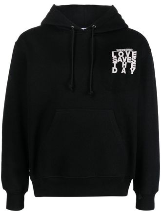 The Salvages Hoodie met print - Zwart