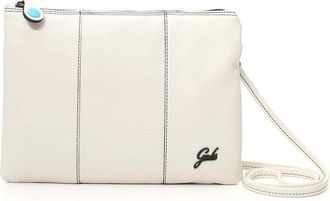 Gabs Zwart Wit Logo Clutch Vrouw - Dames - Schoudertassen - Beige - ONE Size - Leer - Tassen