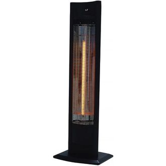 Habitat et Jardin Habitat Et Jardin - Riscaldatore elettrico radiante Tornado - 2000W - Nero