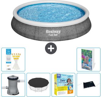 Bestway Piscina Bestway Fast Set Redonda - 396x84 Cm - 7-piezas S234