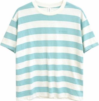 Mazine Bold Striped T-Shirt f&uuml;r Damen | wei&szlig;