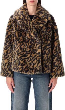 A.P.C. Leopard-print Faux Fur Johanna Coat A. p.c