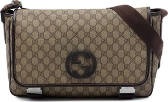 Gucci Pre-owned Gucci GG Supreme Interlocking G Crossbody Ladies P1GEDY46HDNO6AWK
