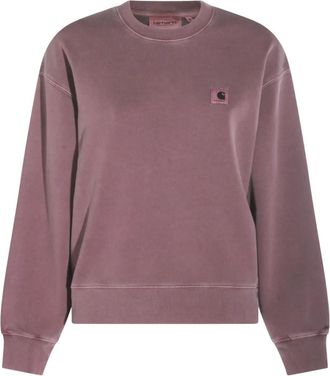 Carhartt Work in Progress Felpa girocollo con applicazione - Viola