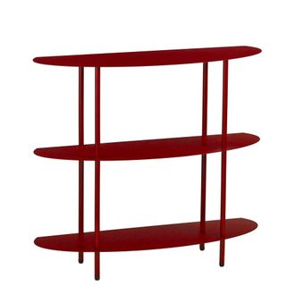 MiCa Decorations Armario Rojo H81xB28xL90cm