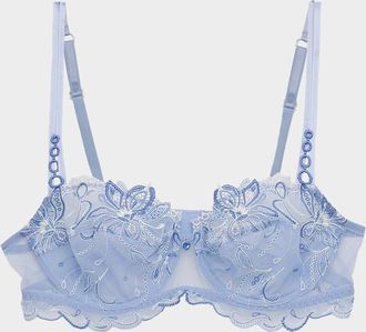 Lise Charmel Nymphe Bleue Embroidered Tulle Demi Bra