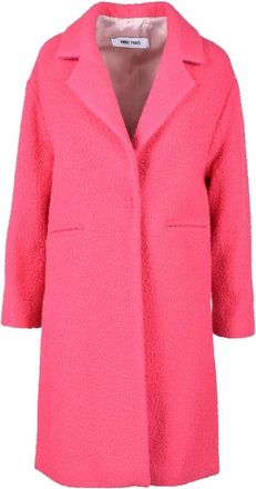 ANNIE PARIS Virgin Wool Coat - Fuchsia