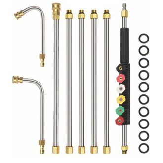 OEM Barras De Extensi&oacute;n Para Hidrolavadora, Puntas De Lanza Telesc&oacute;picas De Repuesto De 4000 Psi, Herramientas De Limpieza Para Lavar Ventanas De Techo - 