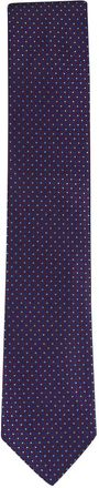 Canali Cravatta a pois in seta - Viola