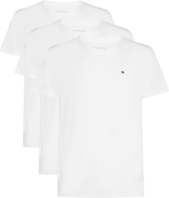 Tommy Hilfiger T-Shirt, Herren, Gr. XXL (56), wei&szlig;, wei&szlig;, wei&szlig;, Jersey, Obermaterial: 100% Baumwolle, TOMMY HILFIGER UNDERWEAR, regular fit, Rundhals, Shirts T-Shirt