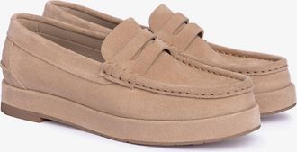 Pedro Garcia Maxi loafer in pink suede | Sergia | Fall winter 26