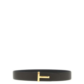 Tom Ford T Icon Reversible Belt - male - Tom Ford - Belts - Multicolor - 100 CM - Accessories