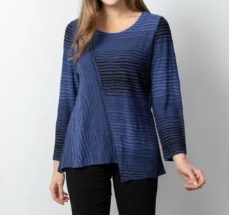 Habitat Mixed Direction Pullover In Blue
