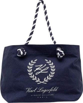 Karl Lagerfeld Tote Bag - Dames - Shoppers - Blauw - ONE Size - Tassen