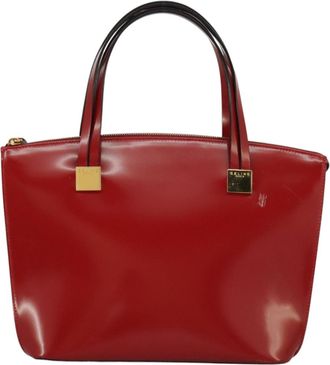 Celine Handbag Patent Leather Red Patent_Leather Handbag (Pre-Owned)
