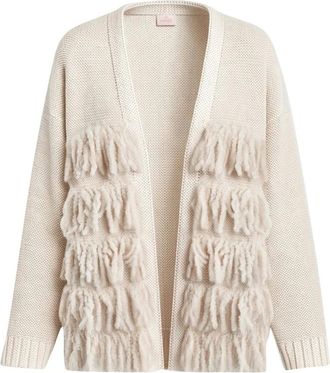 Marella Cardigan - - Knitwear - Donna - Beige - S