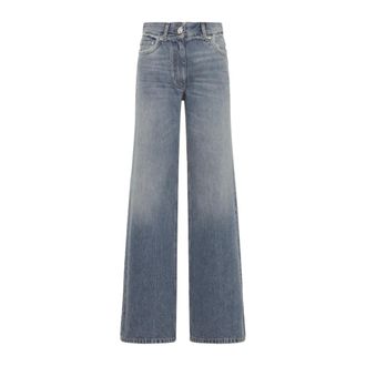 Versace Wide Jeans, female, Blue, W27, Boyfriend Jeans