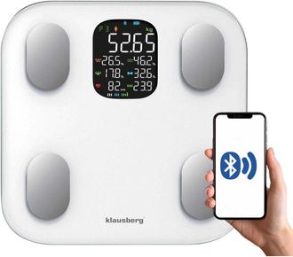 OEM B&aacute;scula De Ba&ntilde;o Anal&iacute;tica Inteligente Ios Android Klausberg Kb-7855