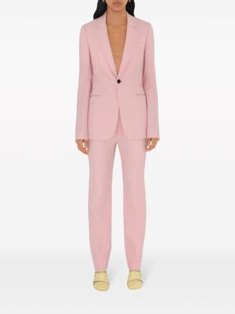 Burberry Womens Pink Wool Blazer - Size EU 34 (Womens)