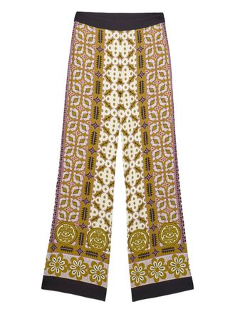 La DoubleJ printed trousers - Pink