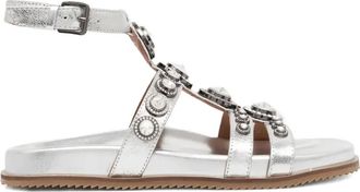 Kurt Geiger Sandalen verfraaid met stras - Zilver