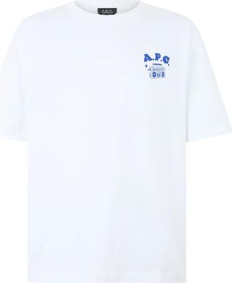 A.P.C. Hugo T-shirt - Heren - T-shirts - Wit - L - Katoen - Tops