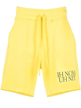 Ih Nom Uh Nit Bermuda sportivi con stampa - Giallo