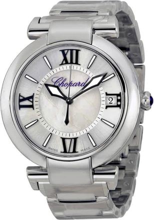 Chopard Imperiale Silver Mother of Pearl Dial Stainless Steel Mens Watch 388531-3011