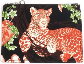 Ferragamo Black Multi-Color Nylon Pouch (Pre-Owned)