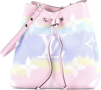 Louis Vuitton Borsa a secchiello NeoNoe Limited Edition Escale Monogram Giant MM - Multicolore
