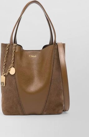 Chlo&eacute; chlo&eacute; spin small leather tote bag