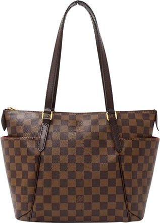 Louis Vuitton Brown Damier Canvas Damier Canvas Handbag Tote Bag (Pre-Owned)