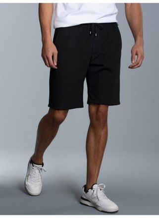 Trigema Bermudas TRIGEMA TRIGEMA Shorts in strukturierter Sweat-Qualit&auml;t, Herren, Gr. XXL, US-Gr&ouml;ssen, schwarz, 55% Polyester, 45% Baumwolle, Hosen Bermudas