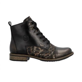 Rieker Womens Ornella Ankle Boot In Antik/schwarz