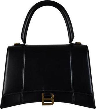 Balenciaga Pre-owned Large Hourglass Handtas - Dames - Vintage Handtas - Zwart - ONE Size - Leer - Vintage