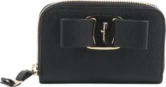 Ferragamo Portemonnee - Dames - Portefeuilles - Zwart - ONE Size - Accessoires