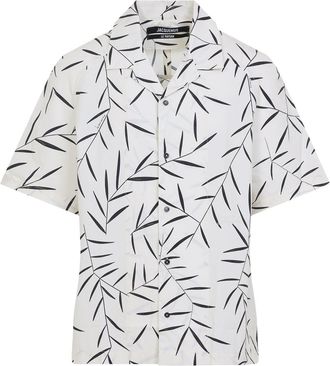 Jacquemus Off White La Fonccio Cotton Shirt-Uomo