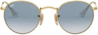 Ray-Ban Round Metal - Heren - Zonnebrillen - Geel - 50 MM - Accessoires