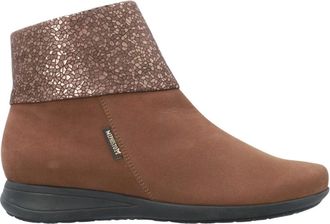 Mephisto Stijlvolle Dames Enkellaars - Dames - Enkellaarsjes - Bruin - 38 1/2 EU - Leer - Schoenen