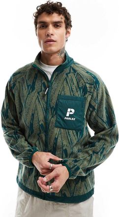 Parlez Clothing Duke - Pile verde oliva con stampa