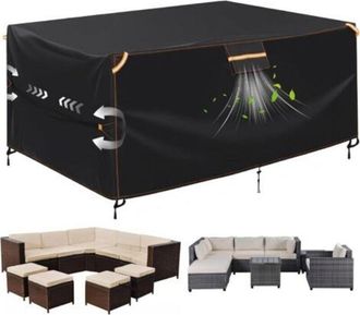 OEM Lona Impermeable Para Jard&iacute;n Fabricada En Poli&eacute;ster Oxford 420d - 250 X 210 X 90 Cm - Ventilada Y Resistente A La Intemperie