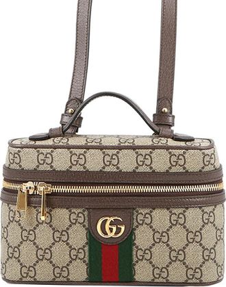 Gucci Pre-owned Gucci Small GG Supreme Web Ophidia Vanity Bag Ladies VY46OWY9WRKLEE4T