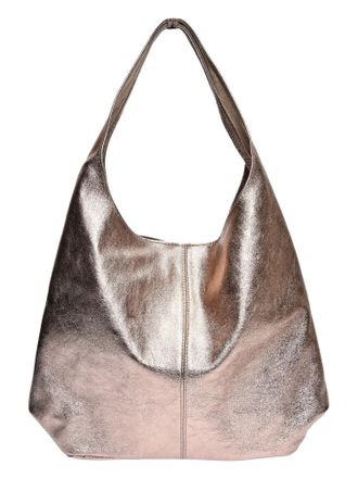 Luisa Vannini Brons Rundleer Tas
