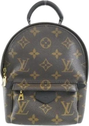 Louis Vuitton Pre-owned Canvas Rugzak - Dames - Vintage Rugzakken - Bruin - ONE Size - Vintage